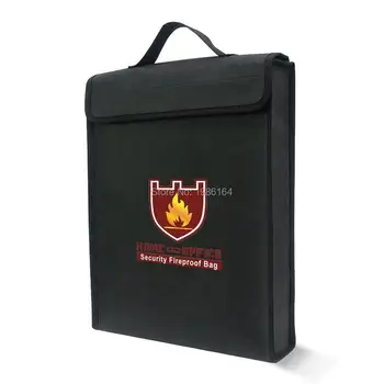

Double sided fire proof portable portable file bag with multiple protection functions for RC FPV Multicopter Quadcopter