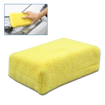 

Car Stying Professional Microfiber Car Cleaning Sponge Cloth Multifunctional Wash Washing Cleaner Cloths Yellow