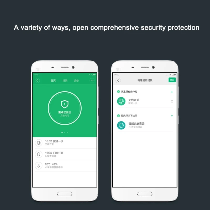 Умный домашний комплект Xiaomi, умный мини-датчик дверного окна+ Многофункциональный шлюз, обновленная версия для умного домашнего устройства