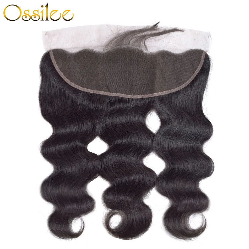 Ossilee Lace Frontal Closure With Bundles Brazilian Body Wave Human Hair Bundles With Closure Remy Hair Bundles With Frontal