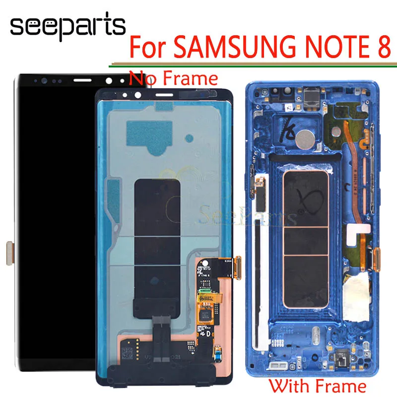

Tested Well For 6.3" SAMSUNG GALAXY Note 8 LCD Note8 Display Touch Screen Digitizer Assembly Replacement For SAMSUNG Note 8 LCD