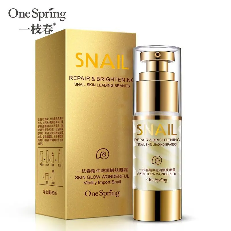 ONE SPRING Snail Eye Cream Moisturizing Whitening Anti aging Wrinkles