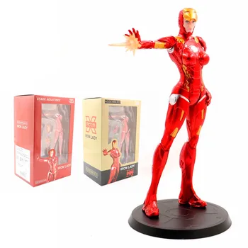 

Stark Industries X-Faction Iron Lady Pepper Potts MK8 PVC Action Figure Collectible Model Toy