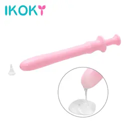 Ikoky анальный влагалище шутер для на водной основе смазочного масла Секс-игрушки для Для женщин пара взрослых игра смазка сухой боли