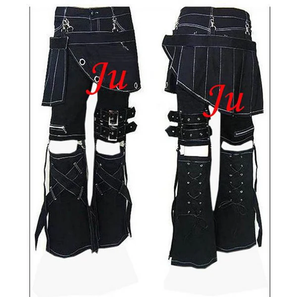 

Gothic Tripp Punk Fashion Skirt Pants Trousers Cosplay Costume Custom-made[CK801]