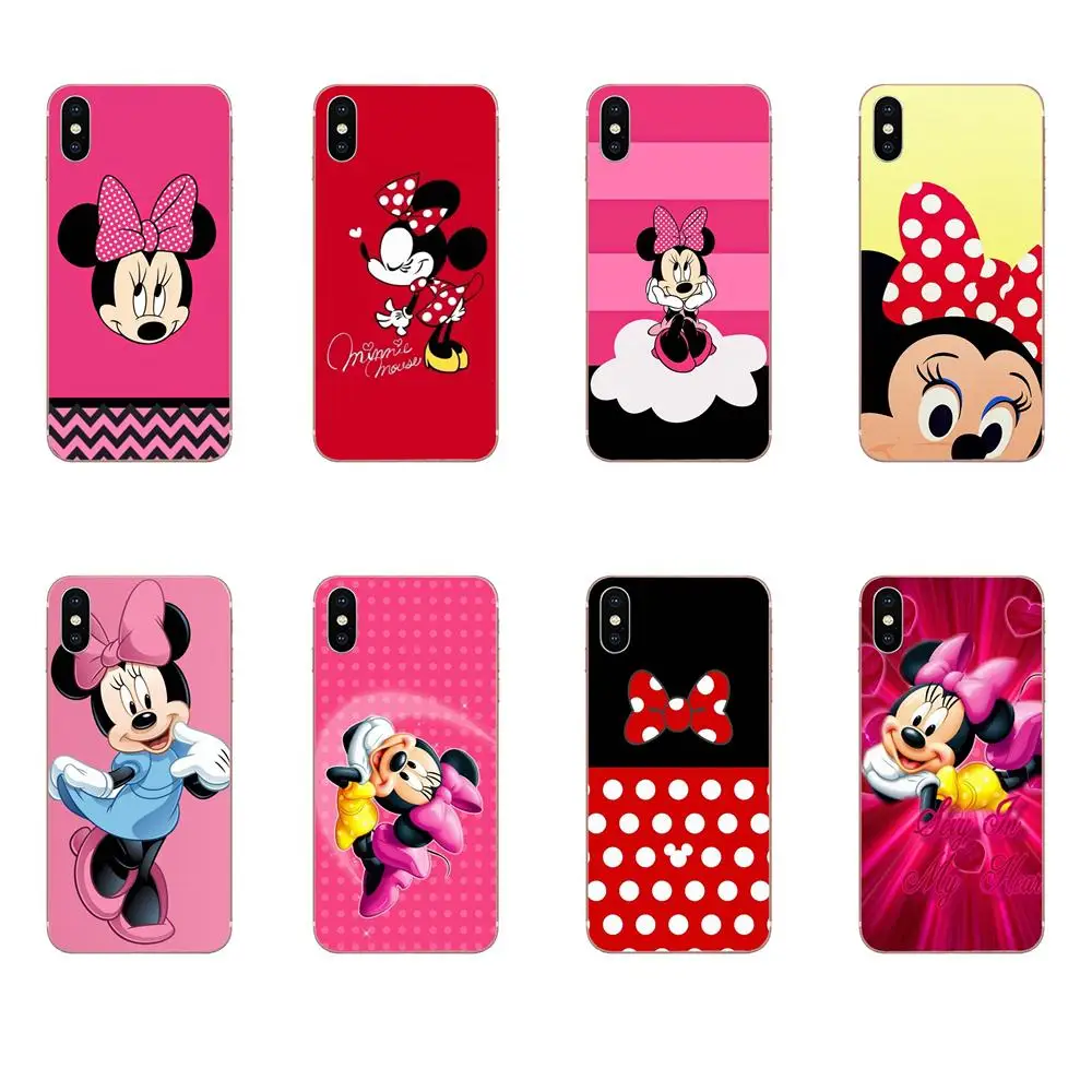 

Soft Pattern Minnie Mouse Red Hearts For Huawei Nova 2 V20 Y3II Y5 Y5II Y6 Y6II Y7 Y9 G8 G9 GR3 GR5 GX8 Prime 2018 2019
