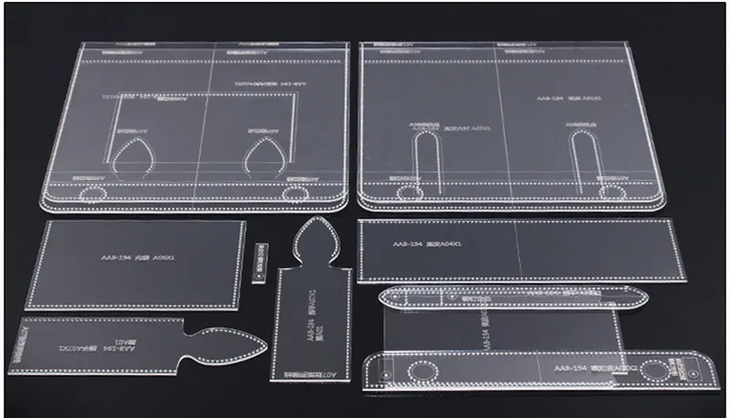 1 Набор, сделай сам, кожаная сумка для шитья, трафарет, акриловая кожа, шаблон, дамская сумочка, сумка на плечо, узор для шитья, 29,5*24*10 см