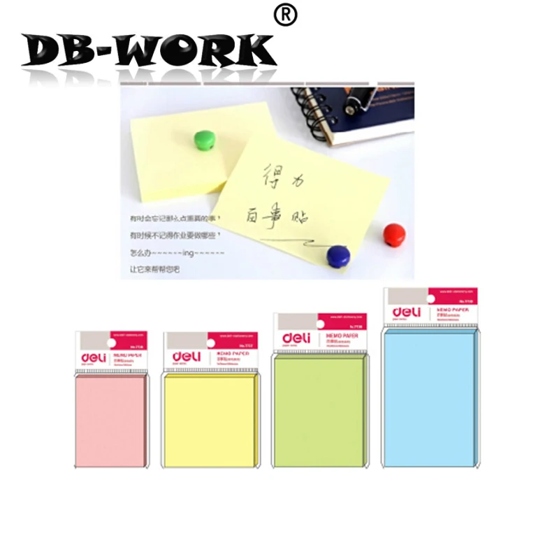 

2019 Real London Papelaria Free Shipping Deli 7 Series Bulletin Stickers Colour For Note Pad Notes Paper Message N Times