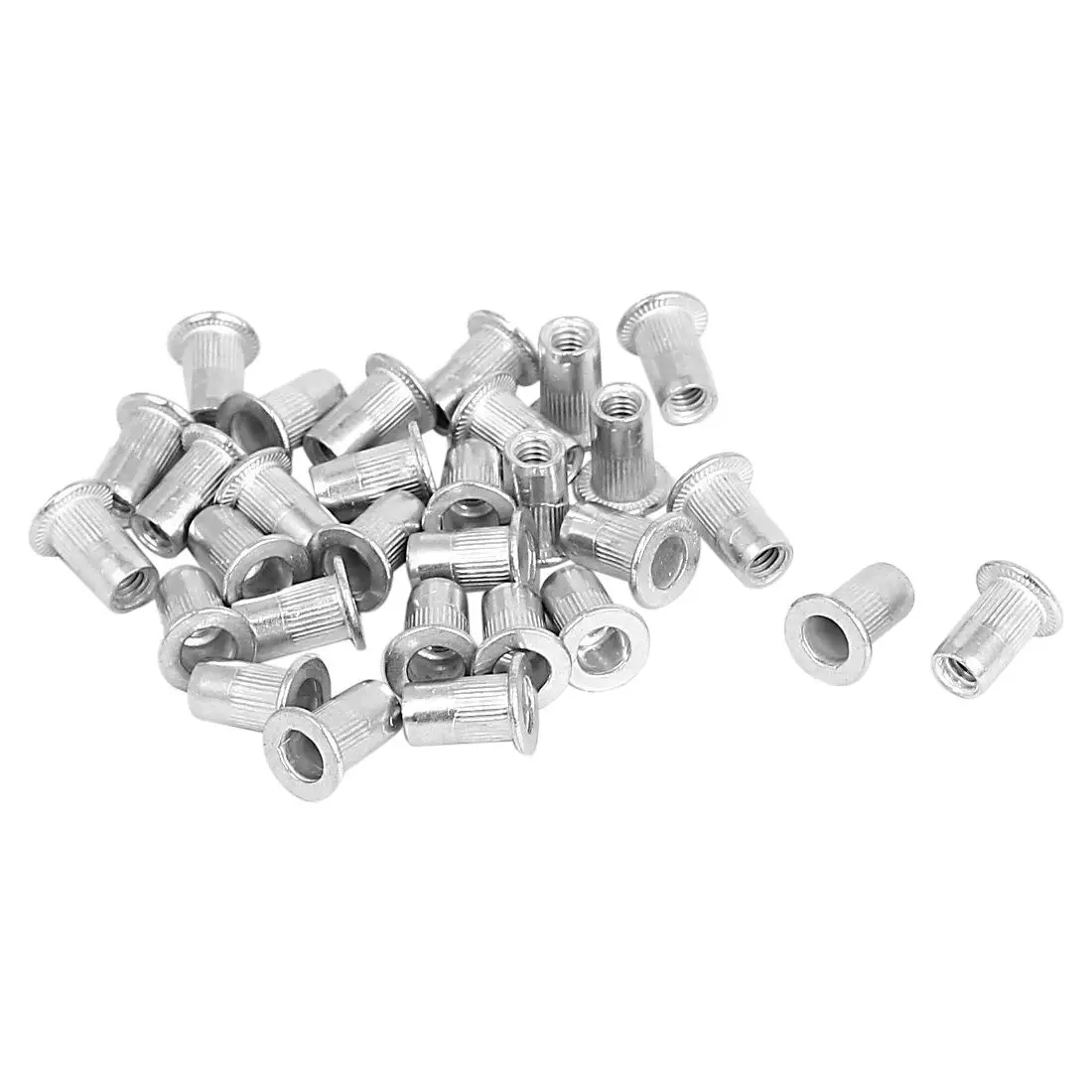 M4 Aluminum Countersunk Rivet Open End Nuts 30 Piecesin Nuts from Home