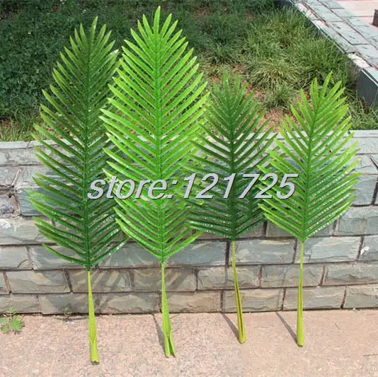 Plant Tree Branch Green Leaf artificial palm leaves 104CM/85CM Latex