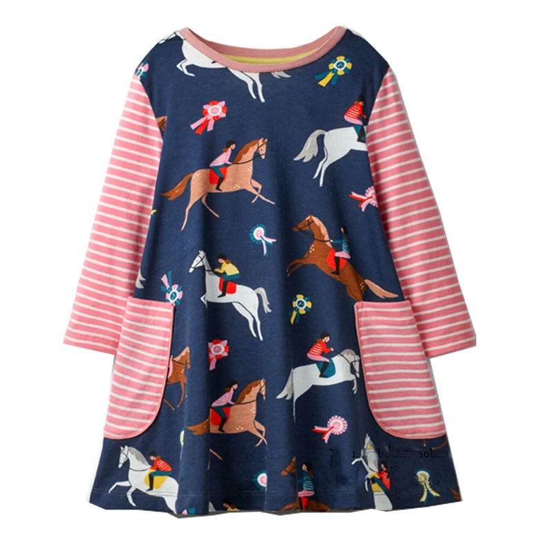 

Baby Girls Dress Long Sleeve Vestidos Kids Unicorn Party Dresses for Girls Clothes Princess Dress Christmas Children Clothing