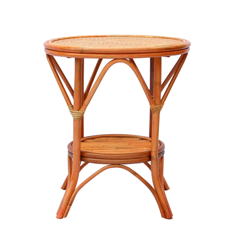 Pure hand-woven 100% Indonesian rattan tea table rattan coffee table living room furniture traditional rattan craft Pure hand-woven 100% Indonesian rattan tea table rattan coffee table living room furniture traditional rattan craft