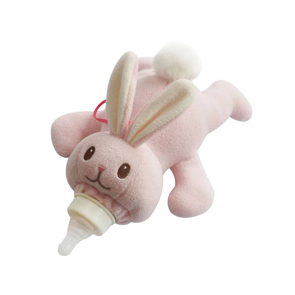 

Baby Feeding Milk Bottle Insulation Cover Holder Feeder Thermal Bag Warmer Animal Plush Toy NSV775