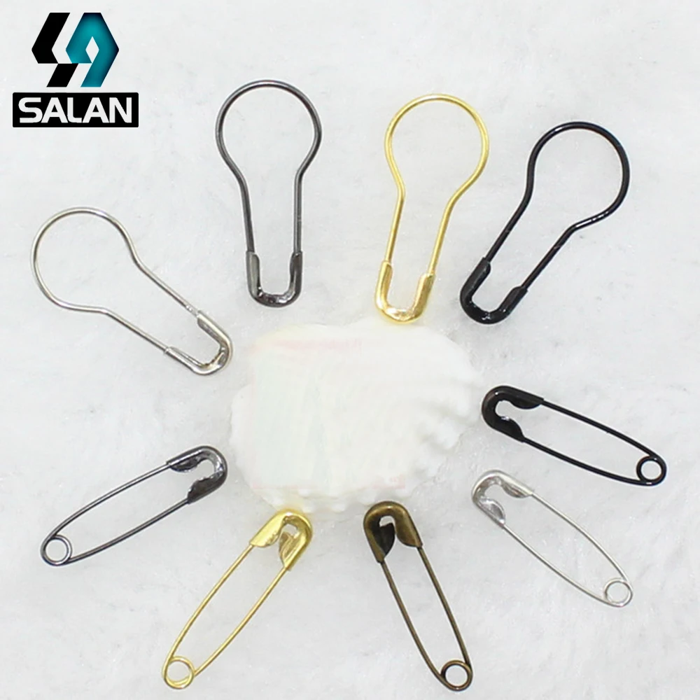 

Spot small pin metal black silver tag hanging grain pin safety pin DIY underwear briefs pin 19mm
