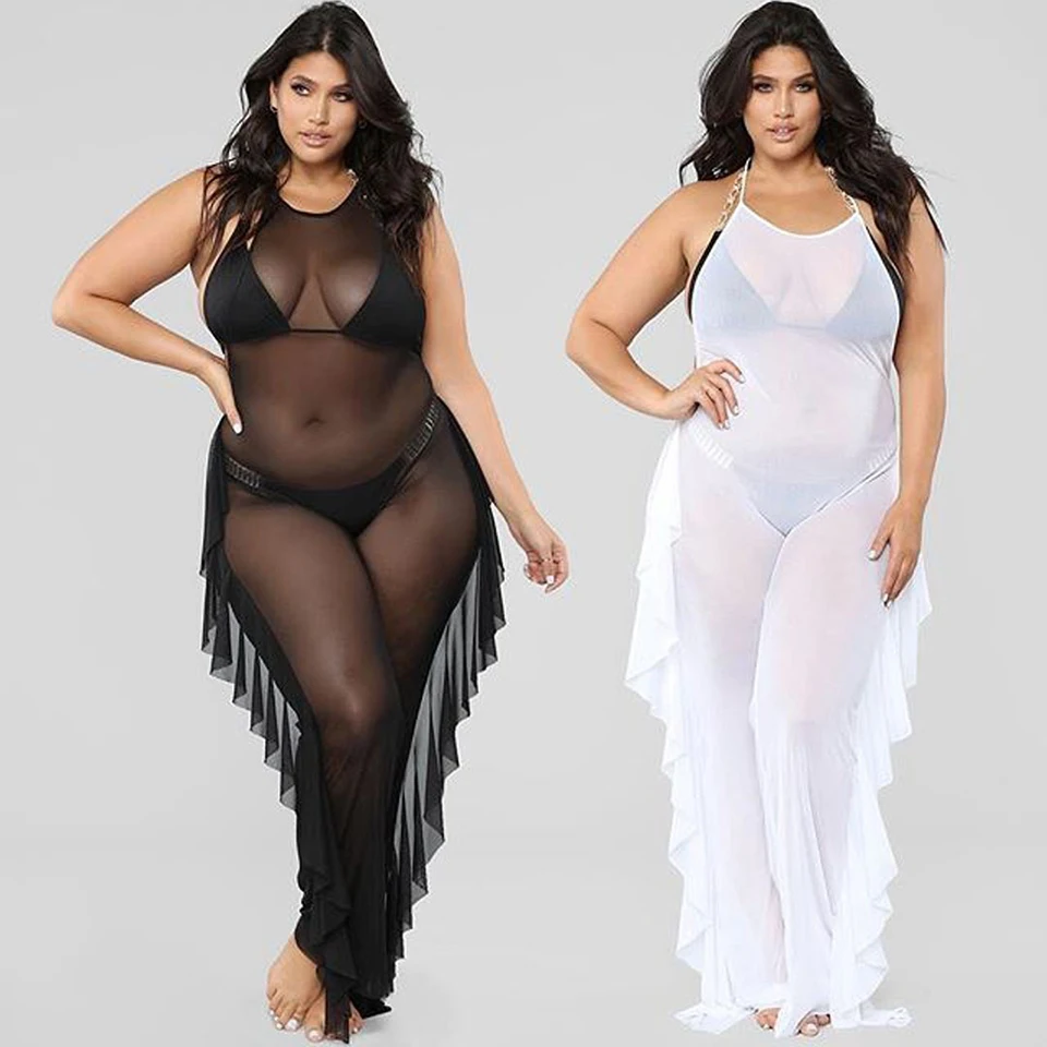 ZYFPGS 2019 Women Bodysuit Lace long Elasticity Solid Sexy Fat Womens Jumpsuit Fashion Fitness Tassel Decoration Plus Size Z1209 ZYFPGS 2019 Women Bodysuit Lace long Elasticity Solid Sexy Fat Womens Jumpsuit Fashion Fitness Tassel Decoration Plus Size Z1209