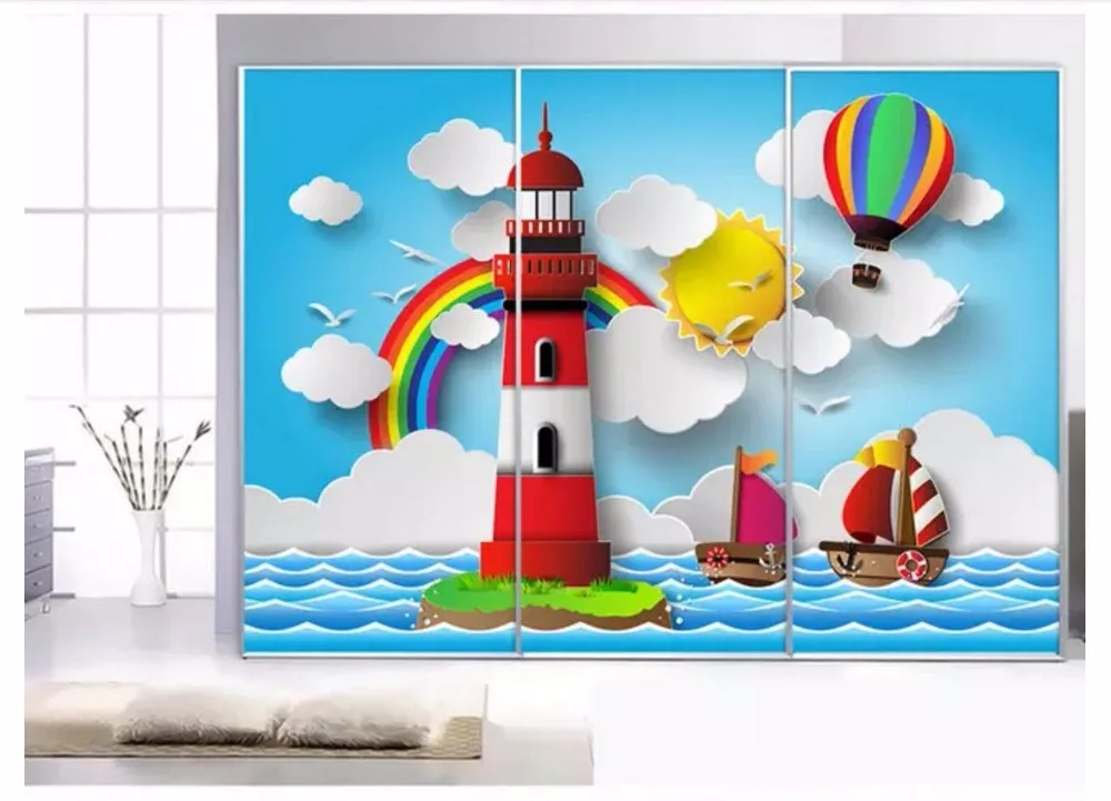 Пользовательские фотообои 3d обои для стен 3 d Мультяшные воздушные шары детской