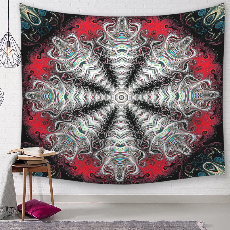 

Mandala Tapestry Wall Hanging Witchcraft Hippie Beach Throw Rug Moon Travel Boho Bohemian Home Art Psychedelic Tapestries Decor