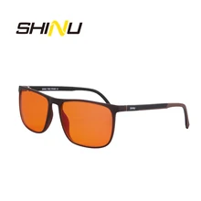 Голубые световые блокирующие очки женские, мужские компьютерные очки желтые линзы ночного вождения очки защита глаз штаммы SH078