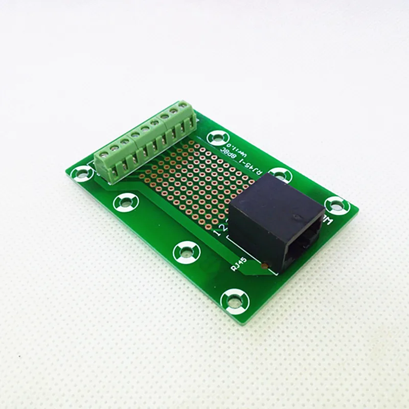 RJ45 8P8C разъем 1 Way Buss Breakout Board клеммный блок разъем.|terminal block|connector terminal blockjack jack |