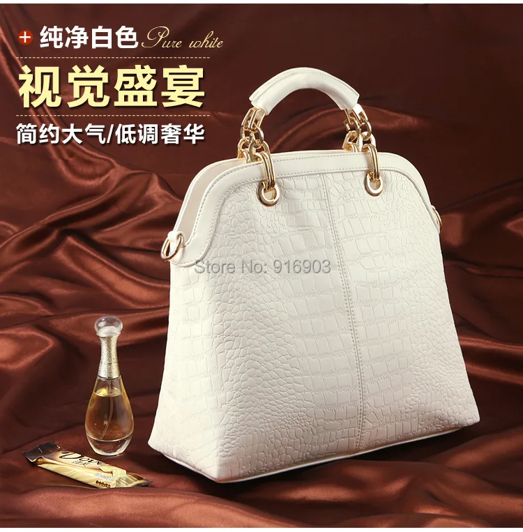 2017 Modern Pure Snow White Famous Brand Polo Clutch Retro Messenger 2017 Modern Pure Snow White Famous Brand Polo Clutch Retro Messenger Shoulder Bag Fashion Women S Croco Leather Handbags Sj022 In Top Handle Bags From