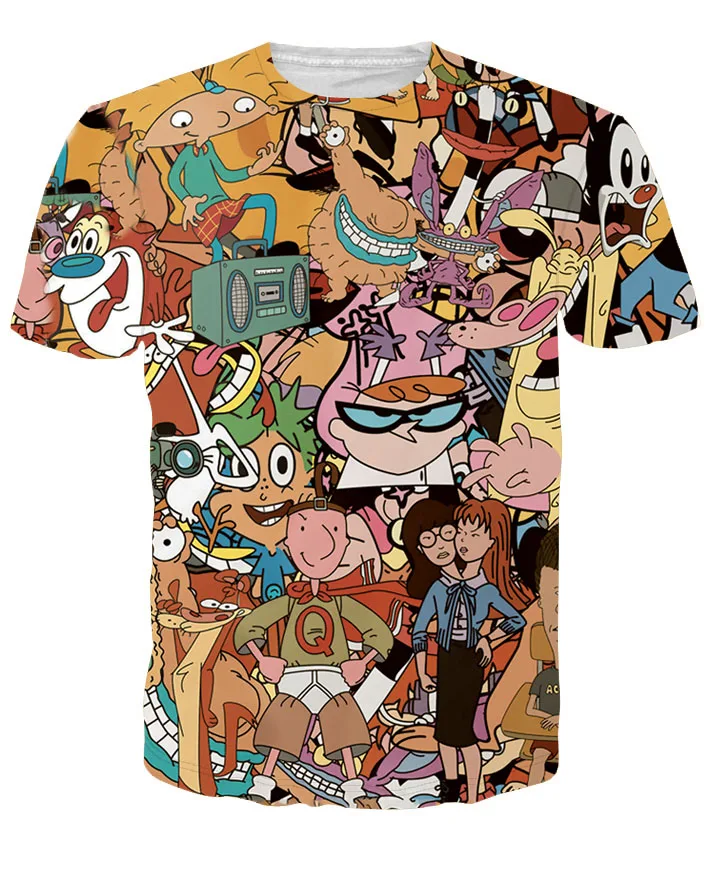 Women Men 3d Rugrats T Shirt Tommy Pickles Camiseta Chuckie Finster Tee Phil Shirts Lil Deville Anglica Pickles Cartoon T Shirt Shirt Sewing Shirt Fashionshirt Aliexpress