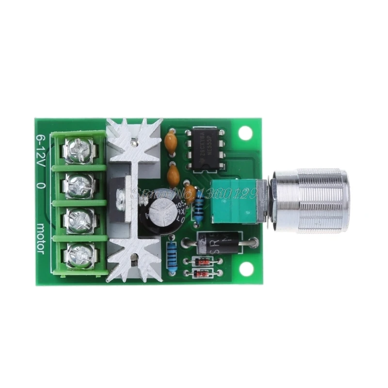 

6A 6V-12V High Power PWM Stepless Speed Control Board DC Motor Switch Module
