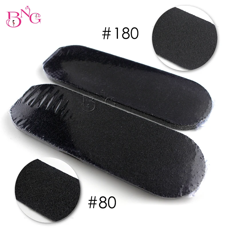BnG#80#180 запасная шлифовальная бумага для ног, белая и черная 13,3*4,2 см, для педикюра, нержавеющая металлическая ручка, пилки для ухода за ногами