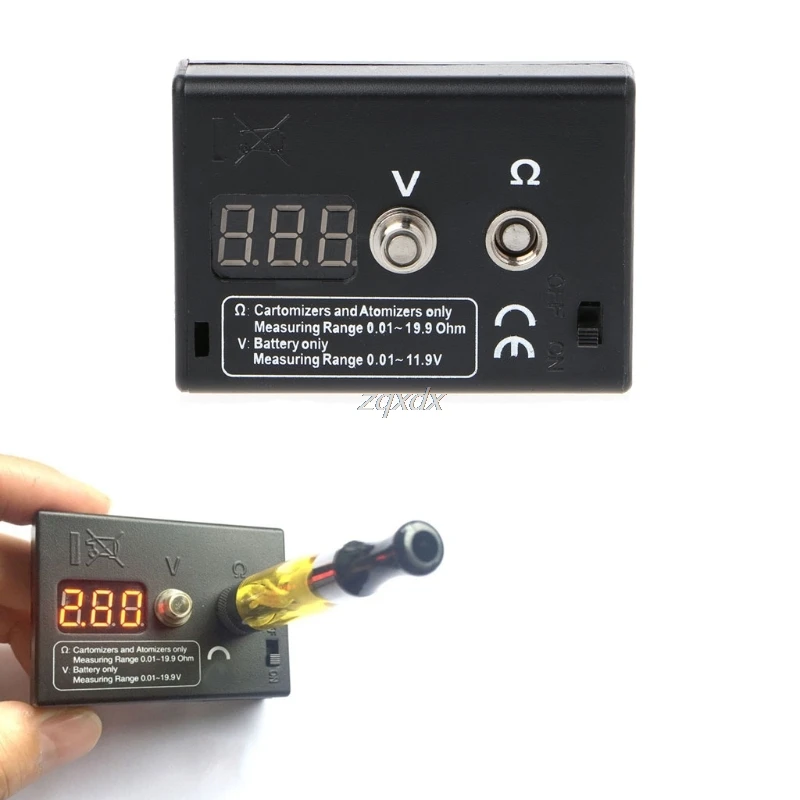 Тестер сопротивления Омметр для RDA RBA Vape Tools тестер напряжения батареи Прямая