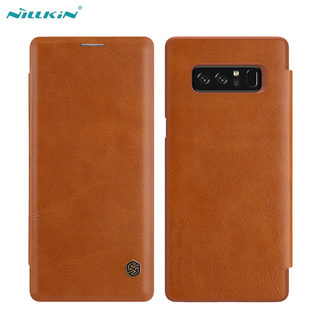 NILLKIN Qin Leather Case For Samsung Galaxy Note 8 Flip Case Luxury Vintage Cover Capinhas Coque