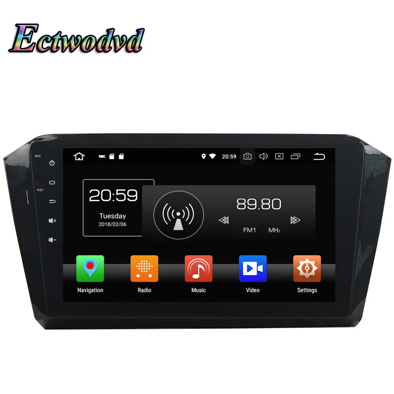 Ectwodvd Восьмиядерный 4G ram 64G rom Android 9 0 Автомобильный мультимедийный dvd-плеер