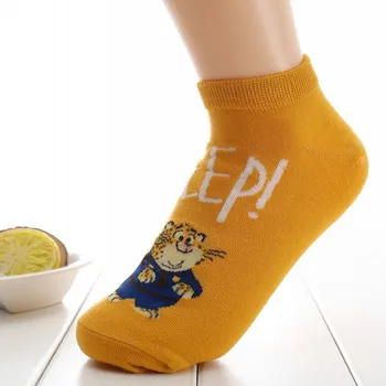 

5Pairs New Cartoon Ladies Socks Crazed Animal Judy Rabbit Nick Stitch Clawhauser Stitch Mr.Q Tigger Women Socks