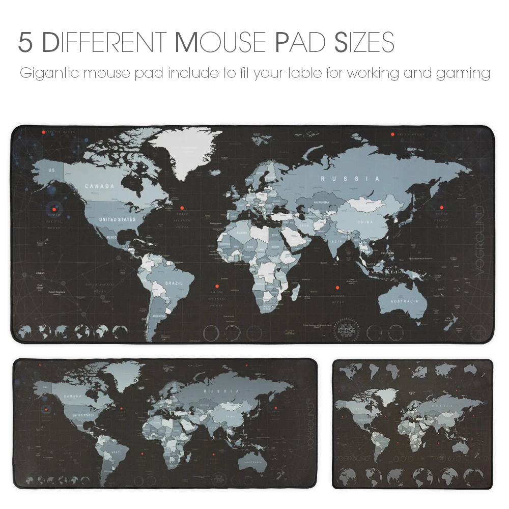  NWorld New World Map Speed Locking Edge Waterproof LOL Large Natural Rubber Mouse Pad Game Desk Mou