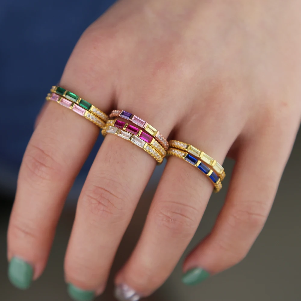 brass ring H size 6 7 8 (14)
