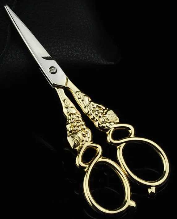 Европейская scissor ремесленных классический ремесло шитья ZAKKA Золото Вышивка крестиком портной DIY инструмент Винтаж под старину
