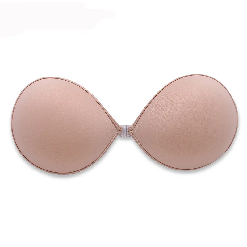 Adhesive Bras Invisible Breast Petals Black Skin Gather Chest Push Up