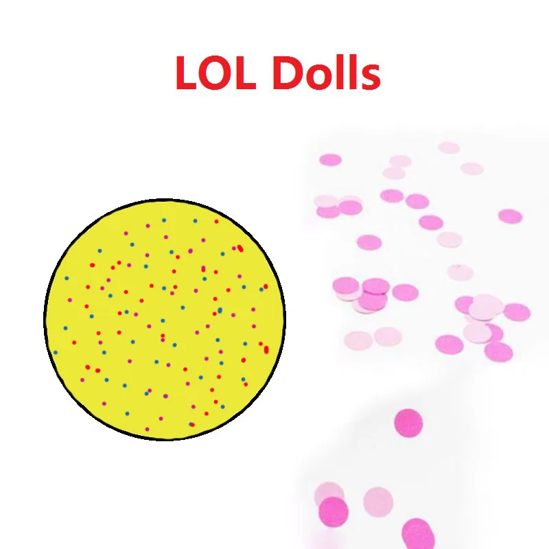

10cm Unpacking Confetti POP LOL Dolls Toys Baby Girls Tear Open Color Change Dolls in Ball Action Figures Girls Birthday Gifts