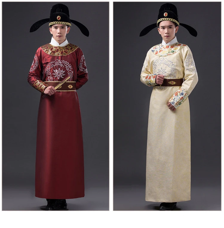 Китайский древний костюм набор с шляпой Di Renjie фильм костюм высокое качество мужские китайские традиционные костюмы 17