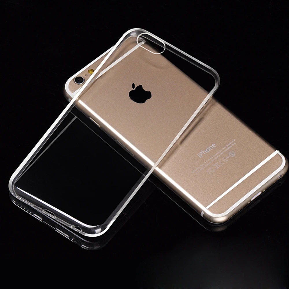 Ultra-thin Clear Transparent Soft Silicon TPU Mobile Phone Case for Apple iPhone 6 6s Plus 7 8 se2 Back Cover Shell | Мобильные