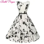 Save 26.19 on Women Summer Dress 2017 plus size clothing Audrey hepburn Floral robe Retro Swing Casual 50s Vintage Rockabilly Dresses Vestidos