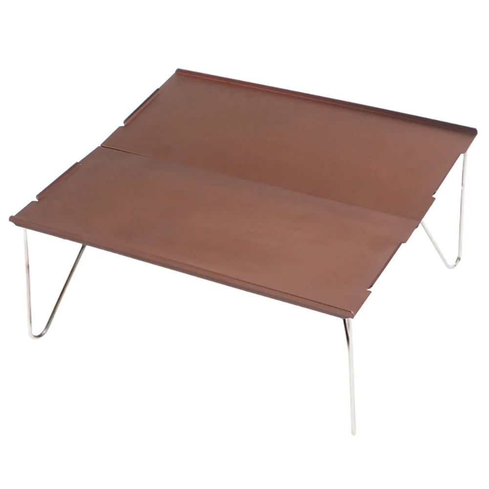 

Folding Table Hiking Portable Single Barbecue Aluminum Plate Picnic Lightweight Camping Outdoor Mini Durable Furniture Desk