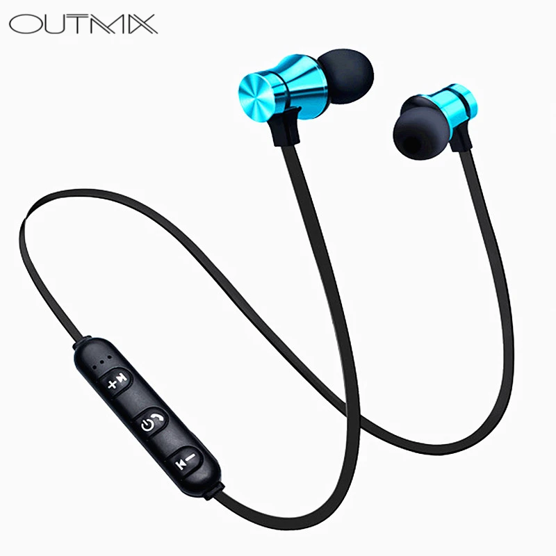 OUTMIX Neckband Bluetooth Earphone Wireless headphone For Xiaomi iPhone earbuds stereo auriculares fone de ouvido with MIC