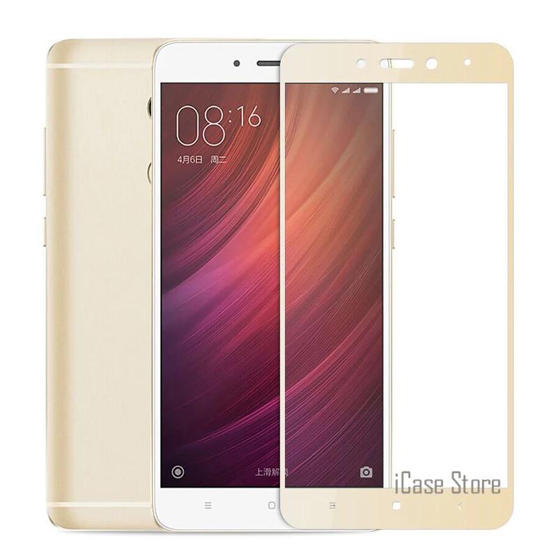 Красочное полное покрытие из закаленного стекла для Xiaomi Redmi 4X Note 4 Pro 4A защитная