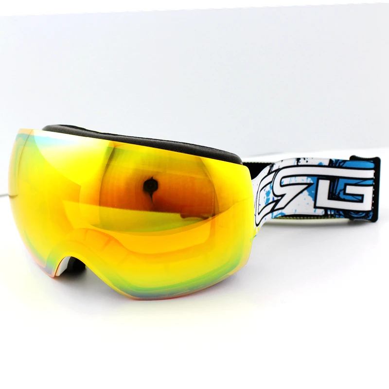 New CRG Brand Ski Goggles Double UV400 Anti Fog Big Ski Mask Glasses font b Skiing