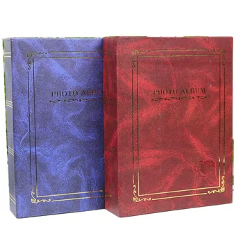 

7 inch/6 inch 100 photos Insert Retro album photo album can miss plastic photos factory Direct Sales