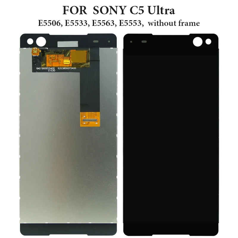 ЖК дисплей E5303 для Sony Xperia C4 сменный сенсорный экран в сборе C5 ультра E5506 с