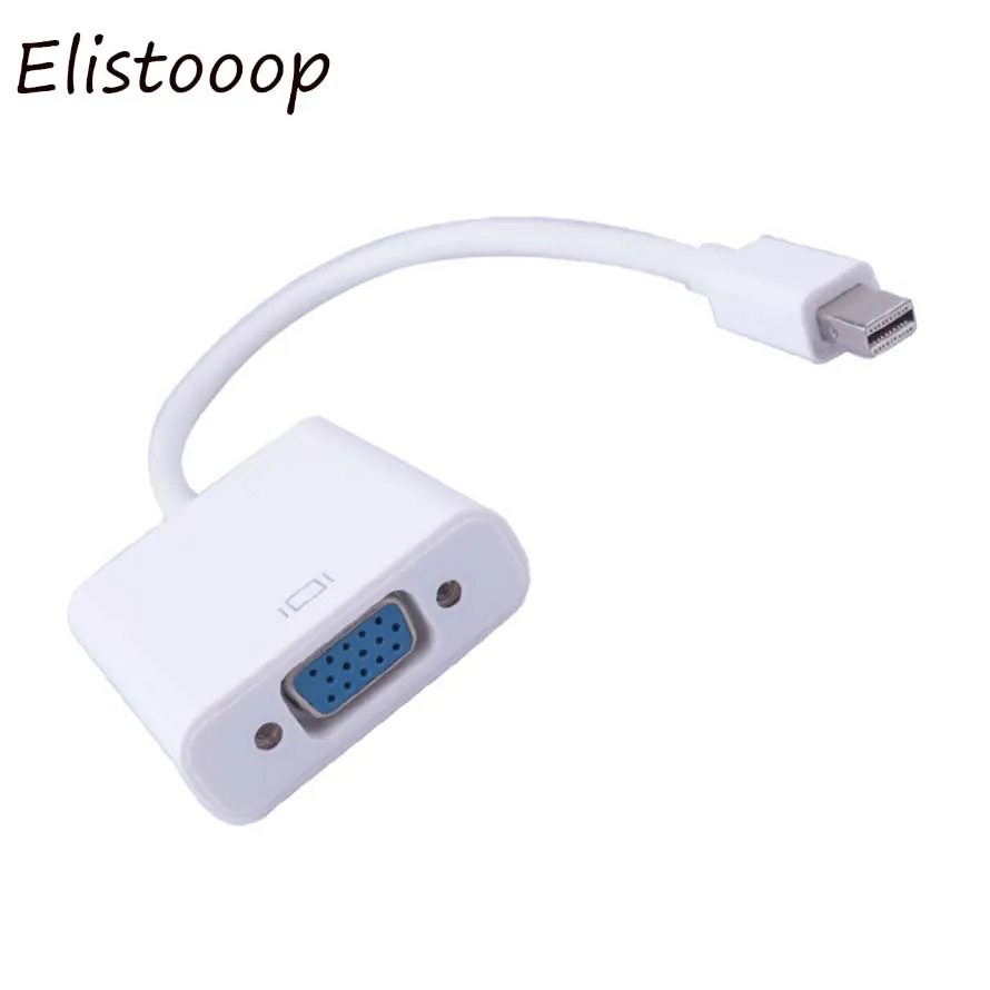 Переходник Mini DP на VGA переходник с Displayport Thunderbolt D-Sub кабели 1080P для Macbook Pro Air iMac Mac |