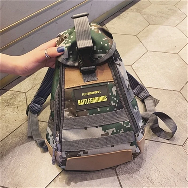 2019 New Game PUBG Level 1 Backpack Playerunknown's Battlegrounds Cosplay Prop Backpack