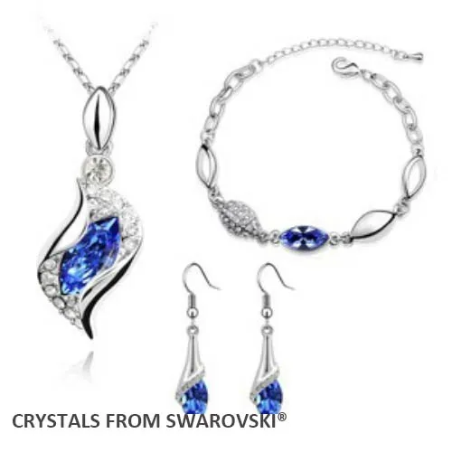 

2015 hot sale Wedding jewelry sets quality necklace set Crystals from Swarovski Christmas Gift