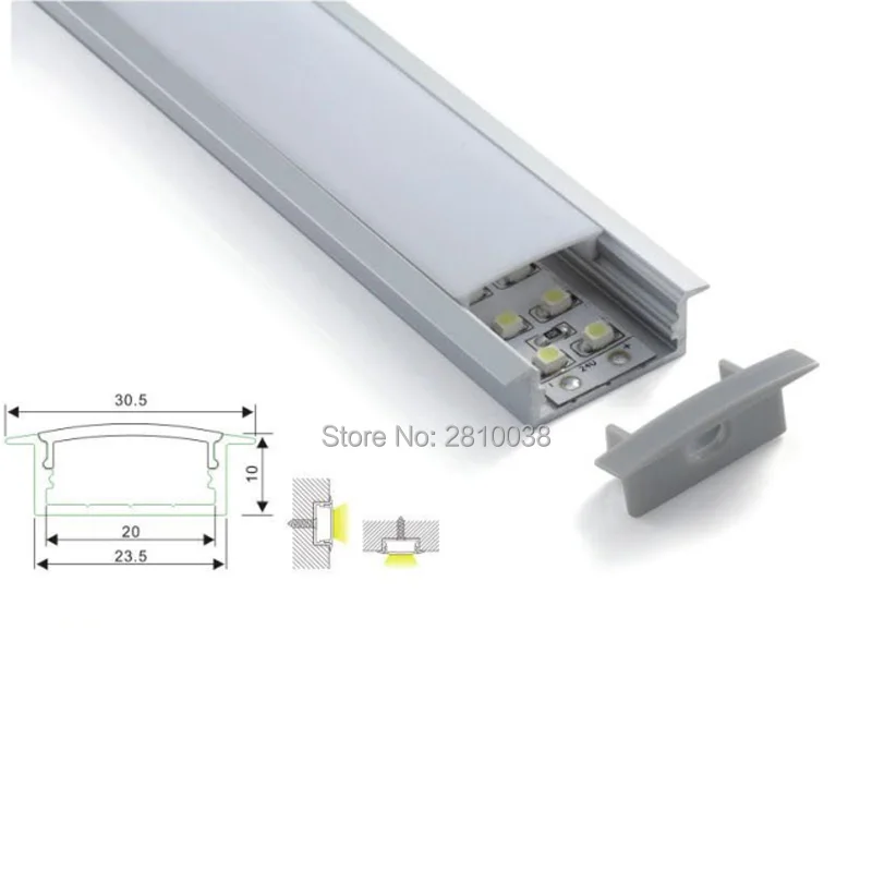 500X2 м комплектов/много крышка линии светодиодный алюминиевый профиль и 10 мм Глубокий Т-образной формы алюминиевый led жилья профиль для