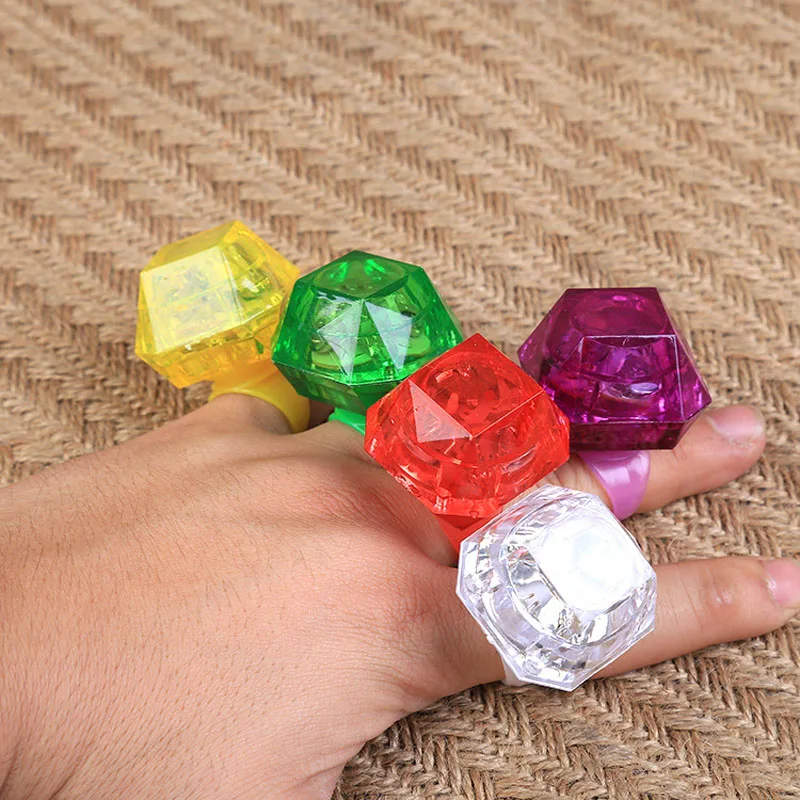 Kids Toy Diamond Rings Kids Rings For Boys PASEMM 100Pcs Gem Rings